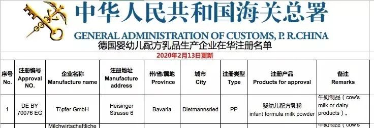 如何读懂进口婴幼儿配方食品标签