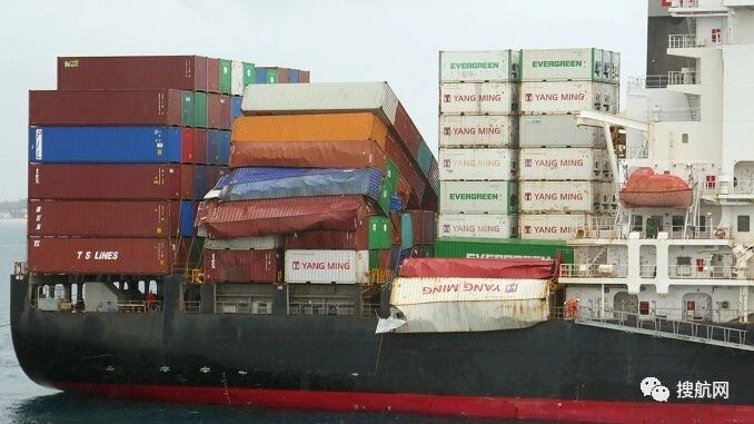 83个集装箱坠海丢失，这家船公司在被扣船后还有一份巨额罚单：5.08亿！